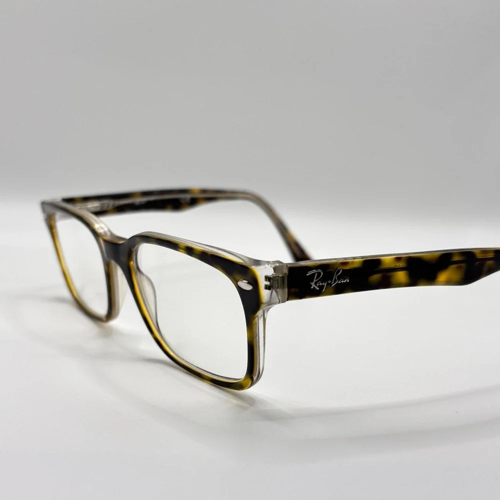 Ray-Ban 5286‎ 5082 Havana Tortoise Shell Rectangular Eyeglasses Frames 51-18-135